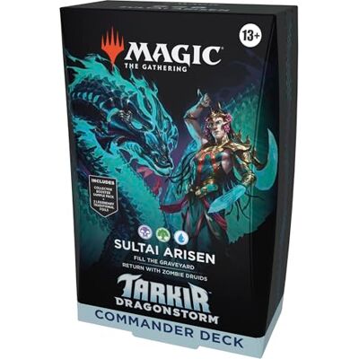 Hasbro - Tarkir Dragonstorm Commander Deck - Sultai Arisen - Dragonstorm - Commander Deck - Publicité Hasbro - Tarkir Dragonstorm Commander Deck - Sultai Arisen - Dragonstorm - Commander Deck - Publicité