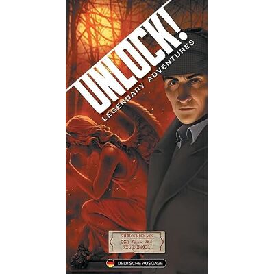 Space Cowboys Asmodee, Unlock! Sherlock Holmes : La Chute des Anges du Feu Jeu Familial Jeu de Puzzle 1 à 6 Joueurs À partir de 10 Ans 60 Minutes Allemand - Publicité Space Cowboys Asmodee, Unlock! Sherlock Holmes : La Chute des Anges du Feu Jeu Familial Jeu de Puzzle 1 à 6 Joueurs À partir de 10 Ans 60 Minutes Allemand - Publicité