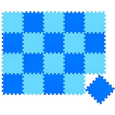 LittleTom 18 Pièces Tapis Puzzle pour Enfants - Bleu - Publicité LittleTom 18 Pièces Tapis Puzzle pour Enfants - Bleu - Publicité