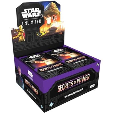 Asmodee FFG Star Wars : Unlimited Jeu de Cartes à Collectionner Secrets of Power Boîte de 24 Boosters pour Adultes et Enfants, dès 12 Ans, 2+ Joueurs Version Anglaise - Publicité Asmodee FFG Star Wars : Unlimited Jeu de Cartes à Collectionner Secrets of Power Boîte de 24 Boosters pour Adultes et Enfants, dès 12 Ans, 2+ Joueurs Version Anglaise - Publicité