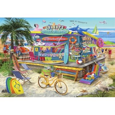 Bluebird Puzzle 1000 pièces Shaggy's Surf Shack - Publicité Bluebird Puzzle 1000 pièces Shaggy's Surf Shack - Publicité