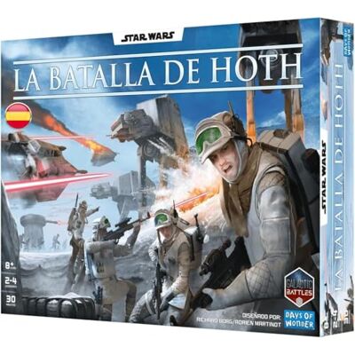 Asmodee Star Wars La Bataille de Hoth Jeu de société de stratégie pour 2 à 4 Joueurs à partir de 8 Ans, avec 74 Miniatures et 17 scénarios, Empire Contre Les Rebelles, Jeu pour la Famille Espagnol - Publicité Asmodee Star Wars La Bataille de Hoth Jeu de société de stratégie pour 2 à 4 Joueurs à partir de 8 Ans, avec 74 Miniatures et 17 scénarios, Empire Contre Les Rebelles, Jeu pour la Famille Espagnol - Publicité
