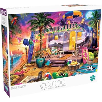 Buffalo Games Jeff Haynie – Vacances à la Plage – Puzzle de 2000 pièces pour Adultes – Puzzle Stimulant Parfait pour Les soirées de Jeu – Taille finie : 98,5 x 67,5 cm - Publicité Buffalo Games Jeff Haynie – Vacances à la Plage – Puzzle de 2000 pièces pour Adultes – Puzzle Stimulant Parfait pour Les soirées de Jeu – Taille finie : 98,5 x 67,5 cm - Publicité