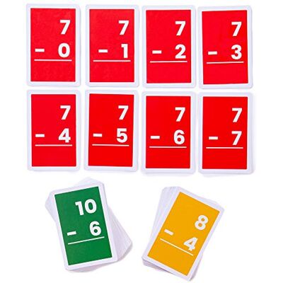 Bigjigs Toys Flashcards (soustractions) Jeu de Cartes éducatives pour Enfants, Jeux de mathématiques, ressources d'apprentissage précoce pour Enfants, 3 Ans + + - Publicité Bigjigs Toys Flashcards (soustractions) Jeu de Cartes éducatives pour Enfants, Jeux de mathématiques, ressources d'apprentissage précoce pour Enfants, 3 Ans + + - Publicité
