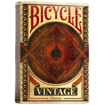 Bicycle Jeu de 54 Cartes à Jouer Collection Creatives Vintage Magie/Carte Magie, Rouge et Beige - Publicité Bicycle Jeu de 54 Cartes à Jouer Collection Creatives Vintage Magie/Carte Magie, Rouge et Beige - Publicité