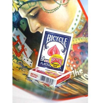 Bicycle Jeu de Cartes SVENGALI Dos Bleu - Publicité Bicycle Jeu de Cartes SVENGALI Dos Bleu - Publicité