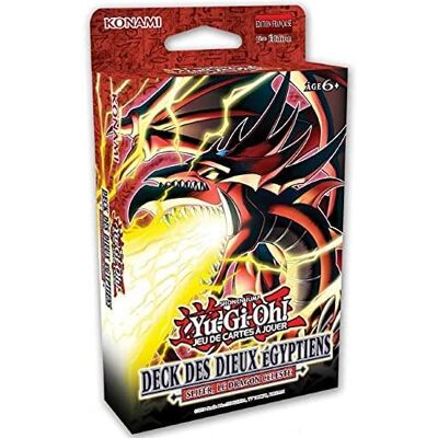 130 Konami Yugioh Deck des Dieux Egyptiens Slifer Le Dragon Celeste FR 6 ans et + 2 joueurs Cartes Guide de Duel - Publicité 130 Konami Yugioh Deck des Dieux Egyptiens Slifer Le Dragon Celeste FR 6 ans et + 2 joueurs Cartes Guide de Duel - Publicité