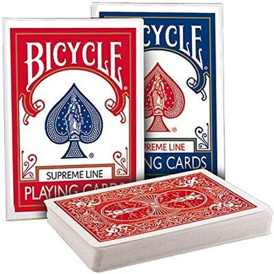 SOLOMAGIA Bicycle Supreme Line Set Blue Back and Red Back - Publicité SOLOMAGIA Bicycle Supreme Line Set Blue Back and Red Back - Publicité