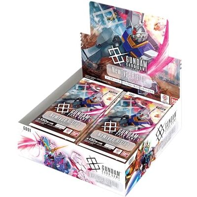 BANDAI Gundam Boîte de jeu de cartes – Newtype Rising (GD01) (japonais) – 24 paquets - Publicité BANDAI Gundam Boîte de jeu de cartes – Newtype Rising (GD01) (japonais) – 24 paquets - Publicité