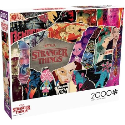 Buffalo Games Stranger Things Stranger Things Tears in Reality 2000 Piece Jigsaw Puzzle for Adults -Challenging Puzzle Perfect for Game Nights Finished Size is 38.50 x 26.50 - Publicité Buffalo Games Stranger Things Stranger Things Tears in Reality 2000 Piece Jigsaw Puzzle for Adults -Challenging Puzzle Perfect for Game Nights Finished Size is 38.50 x 26.50 - Publicité