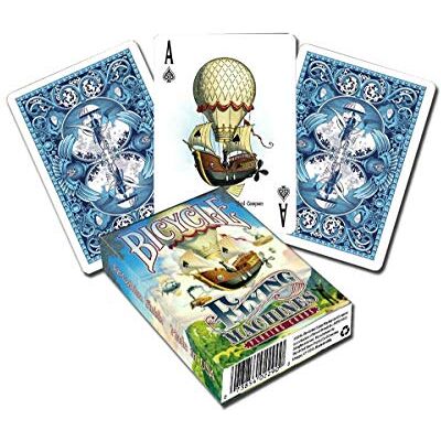 SOLOMAGIA Bicycle Flying Machines Playing Cards by US Playing Card Co Tours et Magie Magique - Publicité SOLOMAGIA Bicycle Flying Machines Playing Cards by US Playing Card Co Tours et Magie Magique - Publicité