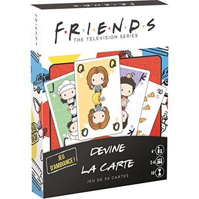 Asmodee Zygomatic Devine la carte : Friends Jeu de société À partir de 6 ans 2 à 6 joueurs 10 minutes - Publicité Asmodee Zygomatic Devine la carte : Friends Jeu de société À partir de 6 ans 2 à 6 joueurs 10 minutes - Publicité