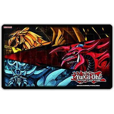 Yu-Gi-Oh! Trading Card Game Slifer, Obélisque & Ra Tapis de Jeu – Édition Allemande, Multicolore - Publicité Yu-Gi-Oh! Trading Card Game Slifer, Obélisque & Ra Tapis de Jeu – Édition Allemande, Multicolore - Publicité