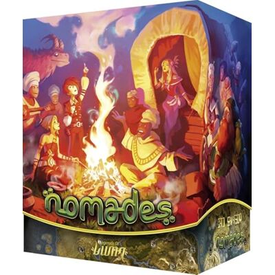 Asmodee - Nomades Jeu de Société, LUNOM01FR, Multicolore - Publicité Asmodee - Nomades Jeu de Société, LUNOM01FR, Multicolore - Publicité