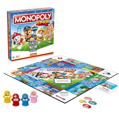 Winning Moves Monopoly Junior Pat'patrouille en français Jeu De Plateau 5+ Jeu de Société pour 2 à 6 Joueurs Jeux de Société Famille en français - Publicité Winning Moves Monopoly Junior Pat'patrouille en français Jeu De Plateau 5+ Jeu de Société pour 2 à 6 Joueurs Jeux de Société Famille en français - Publicité
