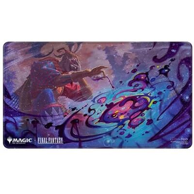 Ultra Pro Final Fantasy x Universes Beyond Sephiroth (Wisnu Tan) Black Stitched Playmat for Magic: The Gathering - Publicité Ultra Pro Final Fantasy x Universes Beyond Sephiroth (Wisnu Tan) Black Stitched Playmat for Magic: The Gathering - Publicité