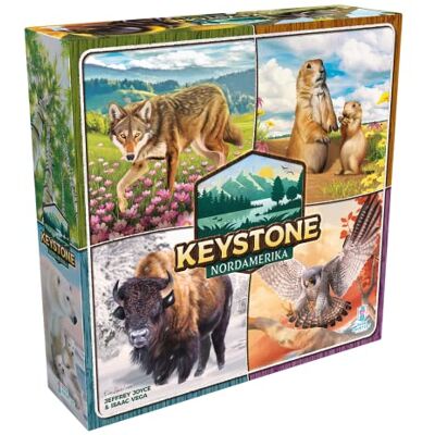 Asmodee Rose Gauntlet Keystone : Amérique du Nord Jeu Familial Jeu de Cartes 1-4 Joueurs À partir de 10 Ans 30-60 Minutes Allemand - Publicité Asmodee Rose Gauntlet Keystone : Amérique du Nord Jeu Familial Jeu de Cartes 1-4 Joueurs À partir de 10 Ans 30-60 Minutes Allemand - Publicité