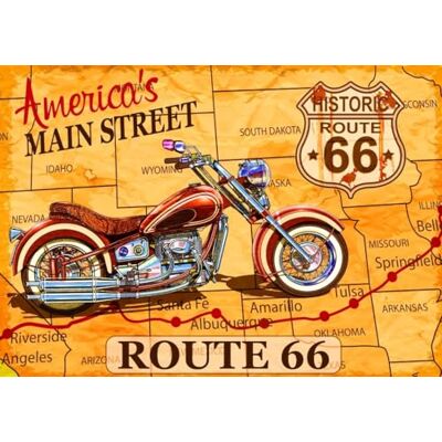 Bluebird Puzzle 1000 pièces Route 66 - Publicité Bluebird Puzzle 1000 pièces Route 66 - Publicité