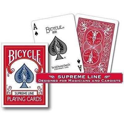 Bicycle Cartes à Jouer Supreme Line Rouge Playing Cards - Publicité Bicycle Cartes à Jouer Supreme Line Rouge Playing Cards - Publicité