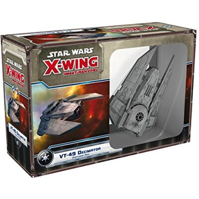Asmodee HEI0423 Star Wars X-Wing VT-49 Décimator Pack d'extension - Publicité Asmodee HEI0423 Star Wars X-Wing VT-49 Décimator Pack d'extension - Publicité