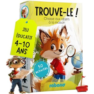 Trouve-Le! Maison 50 Cartes pour Enfants Chasse au trésor et découverte de la Maison Jeu éducatif et Cadeau pour Filles et garçons Jeux à partir de 4, 5, 6, 7, 8 Ans - Publicité Trouve-Le! Maison 50 Cartes pour Enfants Chasse au trésor et découverte de la Maison Jeu éducatif et Cadeau pour Filles et garçons Jeux à partir de 4, 5, 6, 7, 8 Ans - Publicité