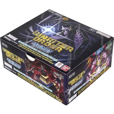 BANDAI Digimon TCG Sinister Order Booster Box (EX-10) – 24 paquets - Publicité BANDAI Digimon TCG Sinister Order Booster Box (EX-10) – 24 paquets - Publicité
