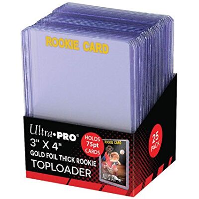 Ultra Pro fessional top load holder rookie card for Thick (Gold) BOX (25 pieces) (japan import) - Publicité Ultra Pro fessional top load holder rookie card for Thick (Gold) BOX (25 pieces) (japan import) - Publicité