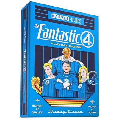 theory11 Fantastiques quatre cartes à jouer, cartes de qualité supérieure, index standard de taille de poker, cartes de luxe - Publicité theory11 Fantastiques quatre cartes à jouer, cartes de qualité supérieure, index standard de taille de poker, cartes de luxe - Publicité