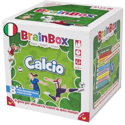 Asmodee BrainBox: Football, Jeu pour Apprendre et Former l'esprit, 1+ Joueurs, 8+ Ans, Ed. en Italien, G1-13909 - Publicité Asmodee BrainBox: Football, Jeu pour Apprendre et Former l'esprit, 1+ Joueurs, 8+ Ans, Ed. en Italien, G1-13909 - Publicité