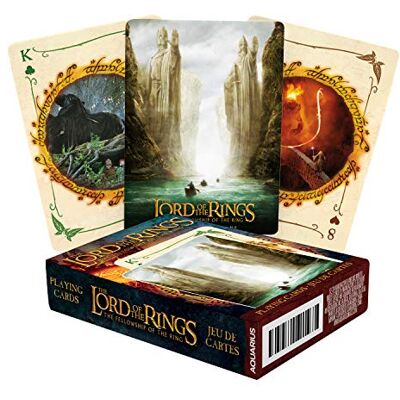 AQUARIUS Jeu de Cartes Le Seigneur des Anneaux La Fellowship of The Ring - Publicité AQUARIUS Jeu de Cartes Le Seigneur des Anneaux La Fellowship of The Ring - Publicité