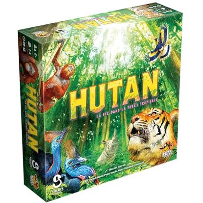 Hutan - Jeu de Forêt Tropical pour 1-4 Joueurs - Jeu Familial - Publicité Hutan - Jeu de Forêt Tropical pour 1-4 Joueurs - Jeu Familial - Publicité
