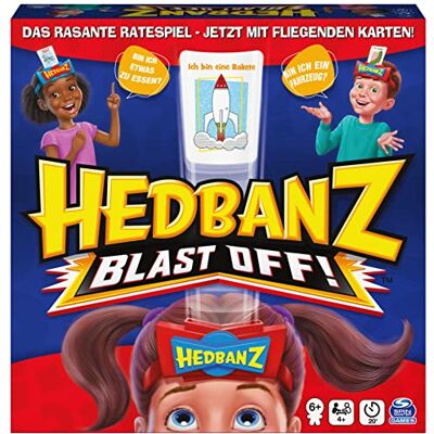 Spin Master Games Hedbanz Blastoff - Jeu de société - Publicité Spin Master Games Hedbanz Blastoff - Jeu de société - Publicité