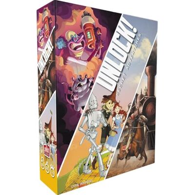 Asmodee Unlock! : Secret Adventures Space Cowboys Jeux de société Jeu de Cartes Escape Game Adultes et enfnats à partir de 10 Ans 1 à 6 Joueurs 60 Minutes - Publicité Asmodee Unlock! : Secret Adventures Space Cowboys Jeux de société Jeu de Cartes Escape Game Adultes et enfnats à partir de 10 Ans 1 à 6 Joueurs 60 Minutes - Publicité