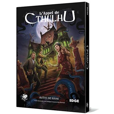 Asmodee Edge L'Appel de Cthulhu : Boîte de base Jeu de rôle Livre À partir de 14 ans - Publicité Asmodee Edge L'Appel de Cthulhu : Boîte de base Jeu de rôle Livre À partir de 14 ans - Publicité