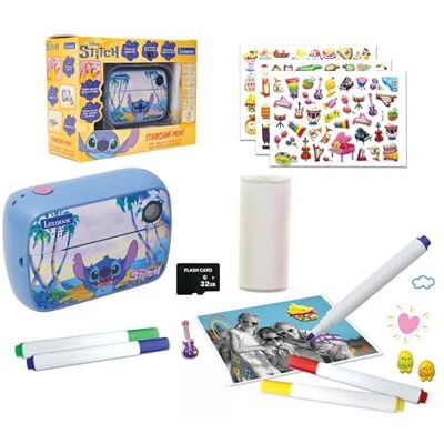 Lexibook , Disney Stitch Starcam Print HD Appareil Photo, DJ149D - Publicité Lexibook , Disney Stitch Starcam Print HD Appareil Photo, DJ149D - Publicité
