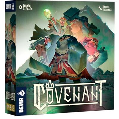 Devir Covenant Jeu de société de stratégie épique Nains Retrouvez la Montagne sacrée 1-4 Joueurs, 100 Min, auteur de Bitoku et Sabika Aventure Fantastique et coopérative (BGCOVSE) - Publicité Devir Covenant Jeu de société de stratégie épique Nains Retrouvez la Montagne sacrée 1-4 Joueurs, 100 Min, auteur de Bitoku et Sabika Aventure Fantastique et coopérative (BGCOVSE) - Publicité