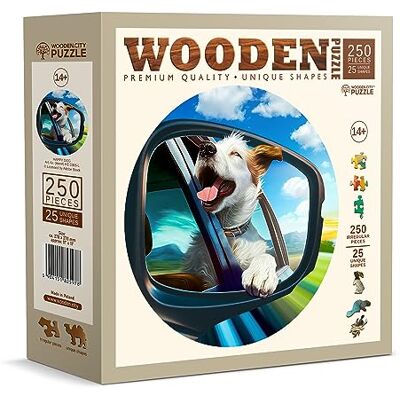 WoodenCity Puzzle Holz L Happy Dog - Puzzle - Publicité WoodenCity Puzzle Holz L Happy Dog - Puzzle - Publicité