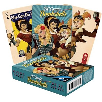 AQUARIUS DC Bombshell/Pont de Jeu de Cartes - Publicité AQUARIUS DC Bombshell/Pont de Jeu de Cartes - Publicité