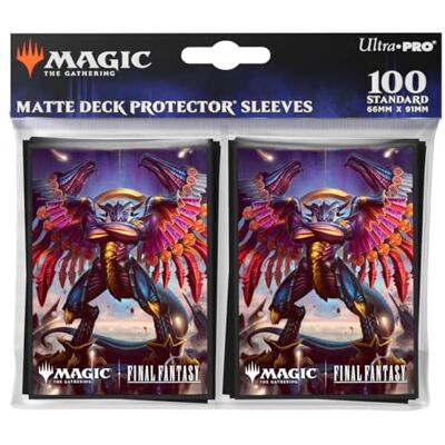 Ultra Pro Final Fantasy x Universes Beyond Summon Bahamut 100ct Deck Protector Sleeves for Magic: The Gathering Trading Card Accessories, Collectible Card Game Gear, Final Fantasy Collectibles - Publicité Ultra Pro Final Fantasy x Universes Beyond Summon Bahamut 100ct Deck Protector Sleeves for Magic: The Gathering Trading Card Accessories, Collectible Card Game Gear, Final Fantasy Collectibles - Publicité