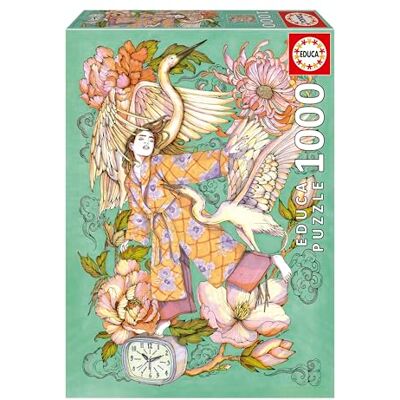 Educa Puzzle de 1000 Pièces pour Adultes Ana Jarén Réveil Livré avec. Dimensions : 48 x 68 cm. À partir de 14 Ans (20249) - Publicité Educa Puzzle de 1000 Pièces pour Adultes Ana Jarén Réveil Livré avec. Dimensions : 48 x 68 cm. À partir de 14 Ans (20249) - Publicité