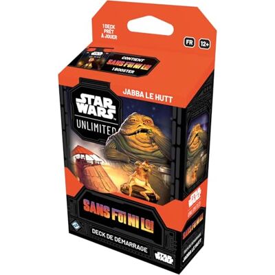 Asmodee FFG Star Wars : Unlimited sans Foi Ni Loi Deck de Démarrage Jabba Le Hutt Jeu de Cartes à Collectionner Cartes Exclusives Dès 12 Ans, 2+ Joueurs Version française - Publicité Asmodee FFG Star Wars : Unlimited sans Foi Ni Loi Deck de Démarrage Jabba Le Hutt Jeu de Cartes à Collectionner Cartes Exclusives Dès 12 Ans, 2+ Joueurs Version française - Publicité
