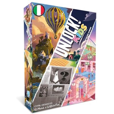 Asmodee Unlock! Kids, Escape Room de Table, 6+ Ans, édition en Italien, 8763 - Publicité Asmodee Unlock! Kids, Escape Room de Table, 6+ Ans, édition en Italien, 8763 - Publicité