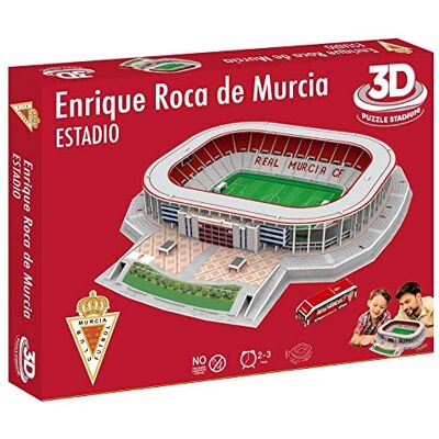 BANDAI Eleven Force Puzzle 3D Stade Enrique Roca de Murcie (Real Murcia Club de Football). Maquette à Collectionner détaillée, Cadeau Optimal pour Les Fans de Football EF15327. Publicité BANDAI Eleven Force Puzzle 3D Stade Enrique Roca de Murcie (Real Murcia Club de Football). Maquette à Collectionner détaillée, Cadeau Optimal pour Les Fans de Football EF15327. Publicité