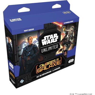 Asmodee FFG Star Wars: Unlimited Ombres de la Galaxie Kit de démarrage 2 Joueurs Jeu de Cartes à Collectionner Jeu de société pour Adultes et Enfants dès 12 Ans Version française - Publicité Asmodee FFG Star Wars: Unlimited Ombres de la Galaxie Kit de démarrage 2 Joueurs Jeu de Cartes à Collectionner Jeu de société pour Adultes et Enfants dès 12 Ans Version française - Publicité