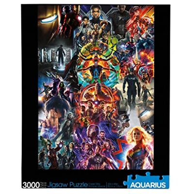 AQUARIUS Marvel Avengers Collage (Puzzle de 3000 pièces), sans reflet, Ajustement précis, Produit sous Licence Officielle Marvel et Objets de Collection, 81,3 x 114,3 cm - Publicité AQUARIUS Marvel Avengers Collage (Puzzle de 3000 pièces), sans reflet, Ajustement précis, Produit sous Licence Officielle Marvel et Objets de Collection, 81,3 x 114,3 cm - Publicité