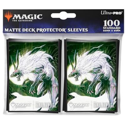 Ultra Pro Final Fantasy x Universes Beyond Summon Fenrir 100ct Deck Protector Sleeves for Magic: The Gathering Trading Card Accessories, Collectible Card Game Gear, Final Fantasy Collectibles - Publicité Ultra Pro Final Fantasy x Universes Beyond Summon Fenrir 100ct Deck Protector Sleeves for Magic: The Gathering Trading Card Accessories, Collectible Card Game Gear, Final Fantasy Collectibles - Publicité