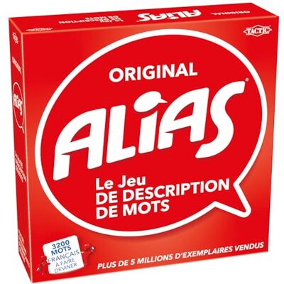 Tactic 53151 Alias Original – Le Jeu de Mots culte pour des Fous rires garantis – Version française – Jeu d’Ambiance Famille & Amis - Publicité Tactic 53151 Alias Original – Le Jeu de Mots culte pour des Fous rires garantis – Version française – Jeu d’Ambiance Famille & Amis - Publicité
