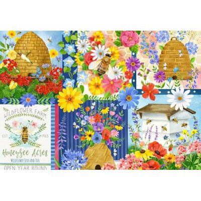 Bluebird Puzzle 1000 pièces Les Ruches et Les Abeilles - Publicité Bluebird Puzzle 1000 pièces Les Ruches et Les Abeilles - Publicité