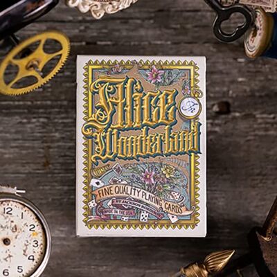 SOLOMAGIA Alice in Wonderland Playing Cards by Kings Wild - Publicité SOLOMAGIA Alice in Wonderland Playing Cards by Kings Wild - Publicité