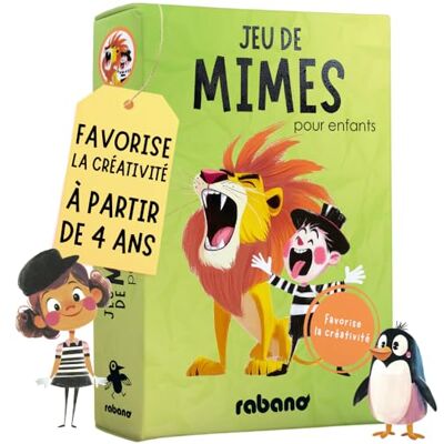 Jeu de mimes pour Enfants Jeu éducatif et Cadeau pour Filles et garçons Jeux à partir de 4, 5, 6, 7, 8, 9 Ans Cadeaux pour Enfants Jeu Plein air - Publicité Jeu de mimes pour Enfants Jeu éducatif et Cadeau pour Filles et garçons Jeux à partir de 4, 5, 6, 7, 8, 9 Ans Cadeaux pour Enfants Jeu Plein air - Publicité